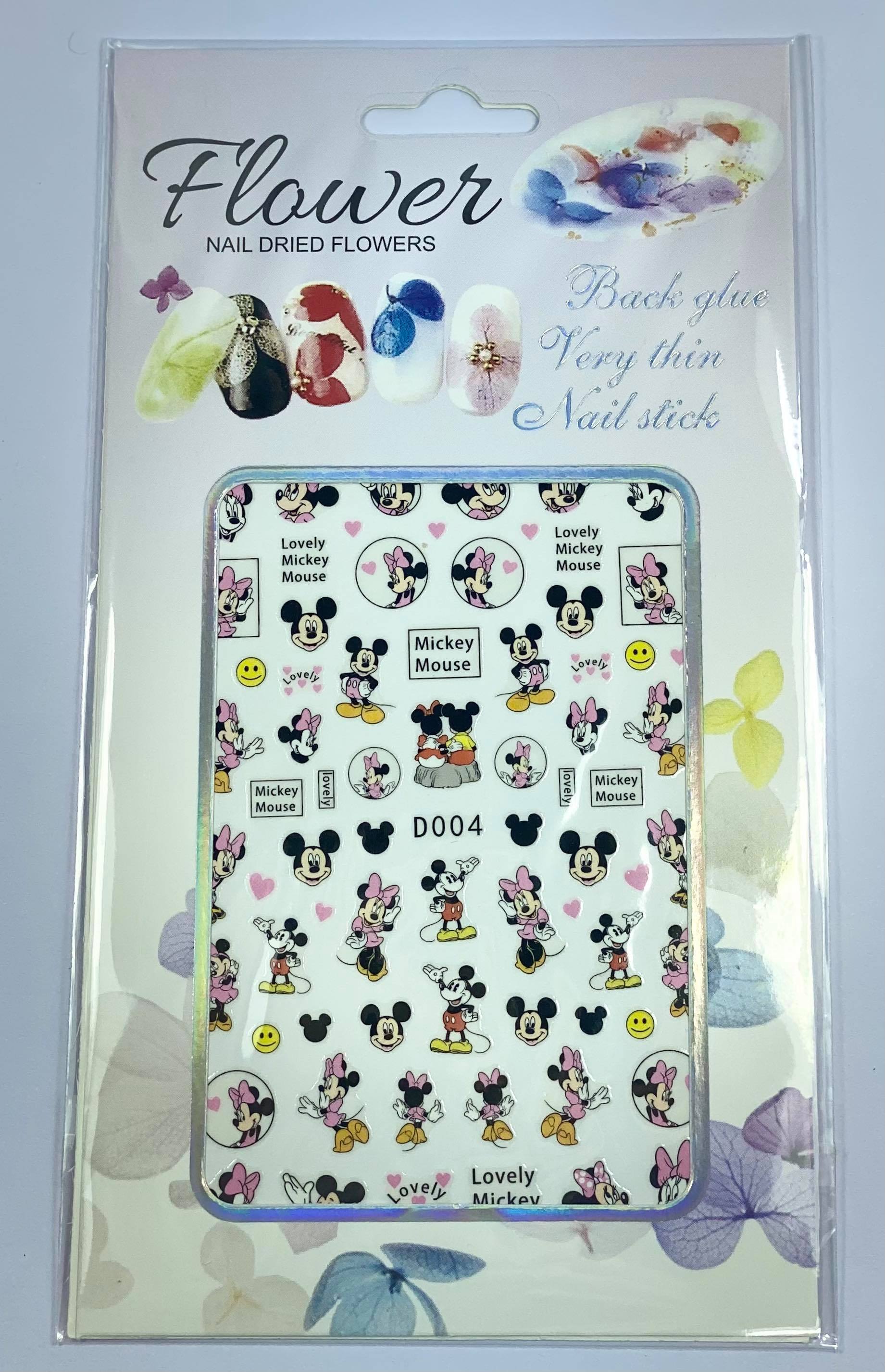 Mickey Mouse & Minnie Mouse Nail Stickers – Royal House Of Beauty