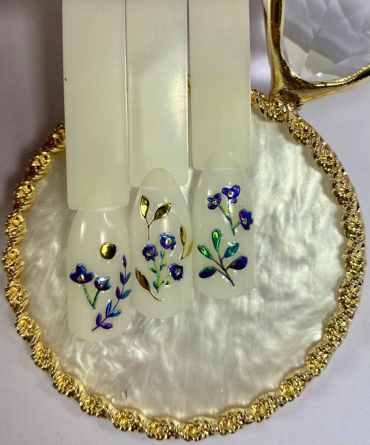 Tiny Flowers 3D Nail Stickers