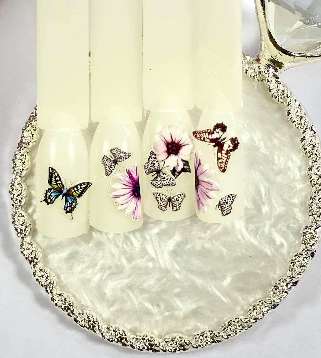 Butterflies 5D Nail Stickers