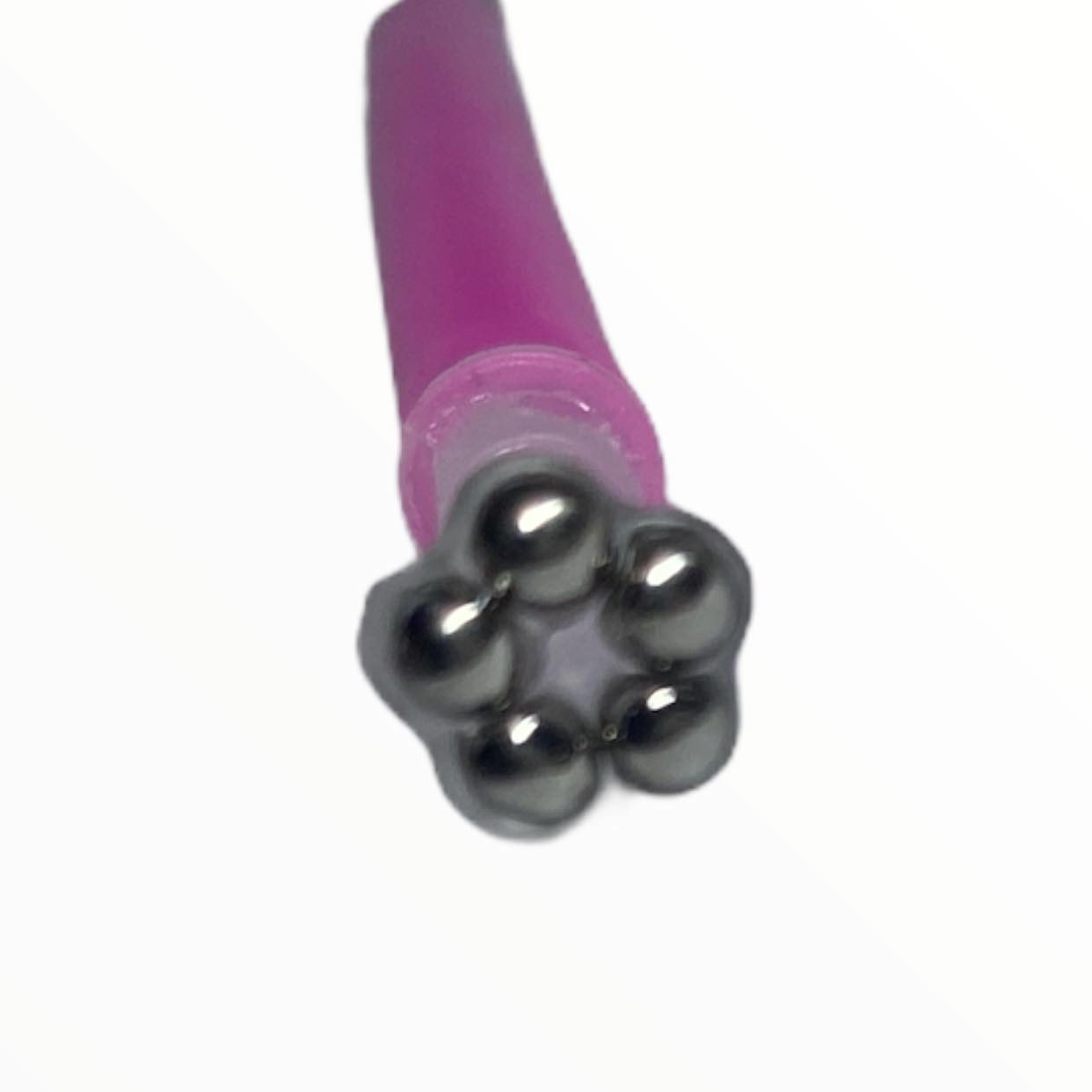 Cat Eye Stick Magnet Flower and Stripe Nail Effect