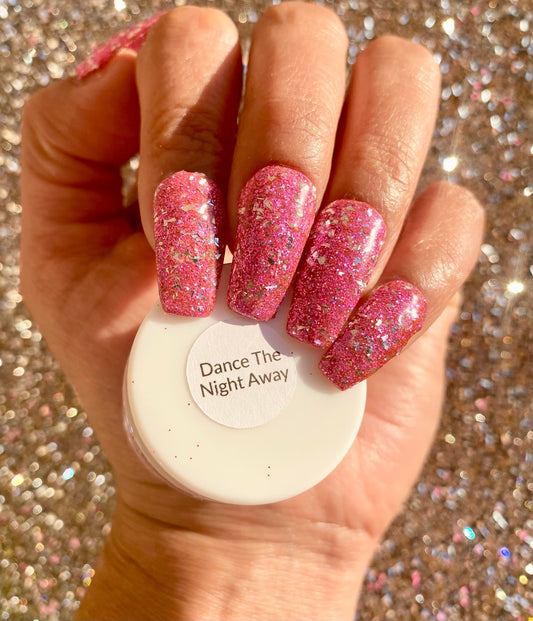 New year's Dip Powder Nails