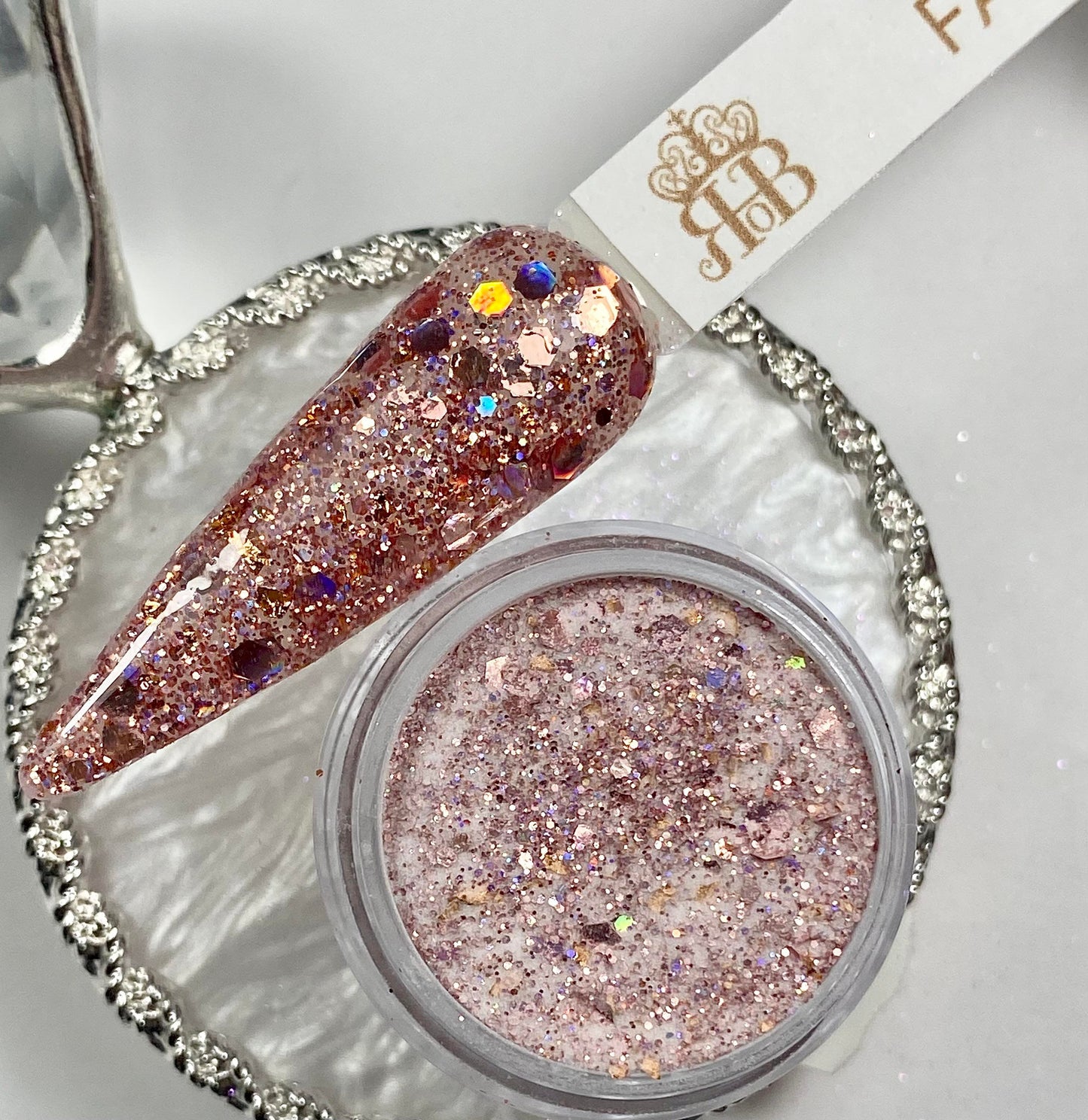 Rose Gold Dip Powder