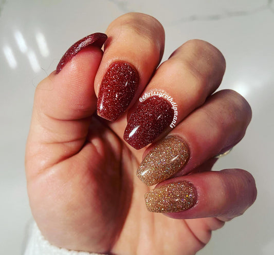 Glitter Dip Powder Manicure