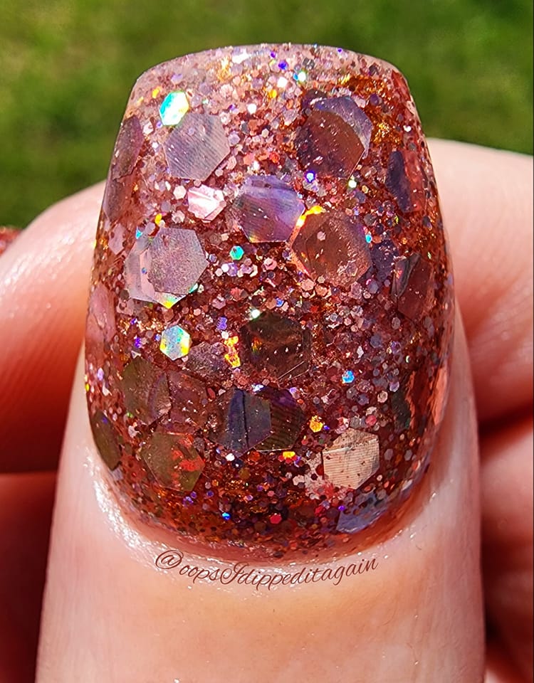 Rose Gold Dip Powder