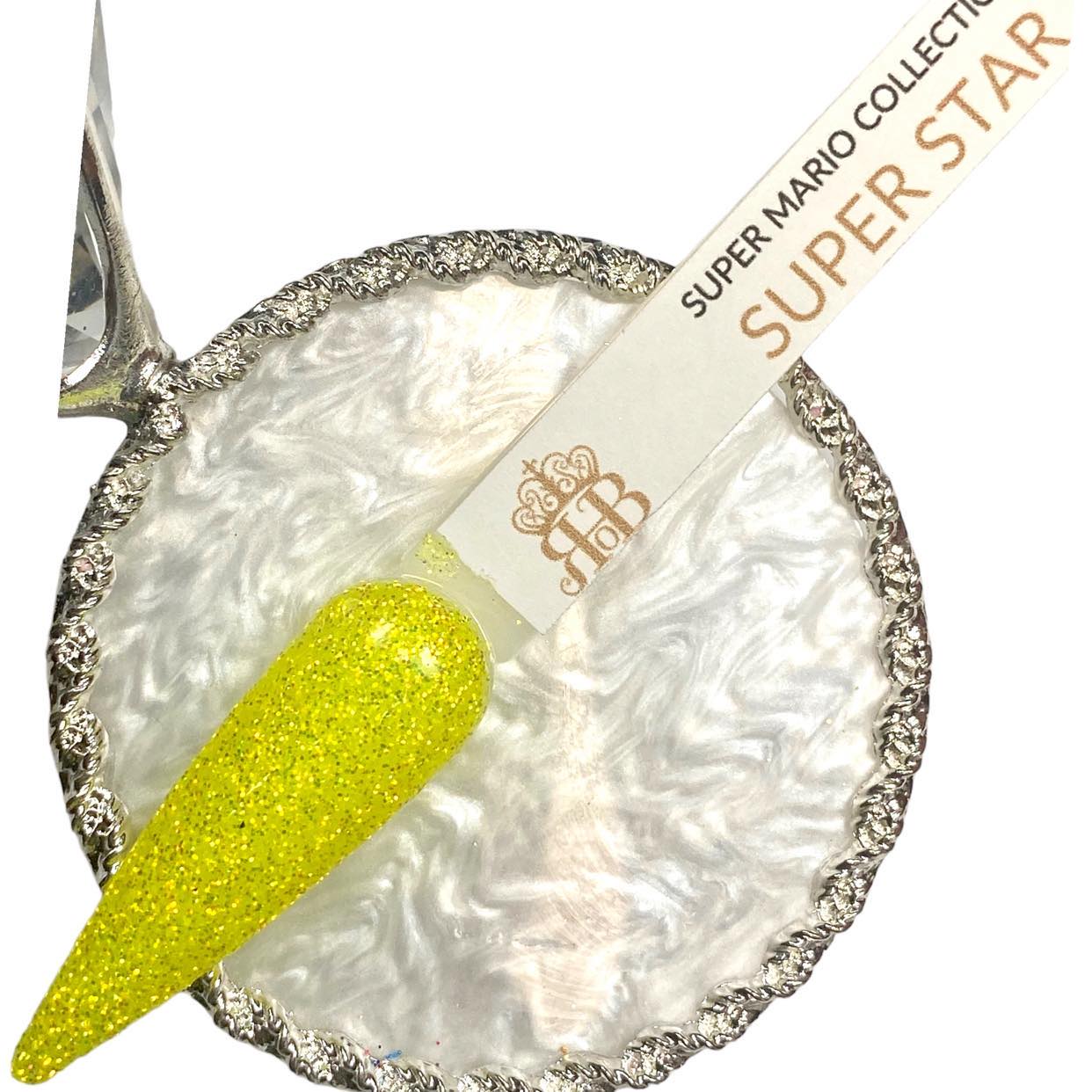 Yellow holographic glitter dip Powder, Yellow holographic glitter acrylic powder . Dip powder system