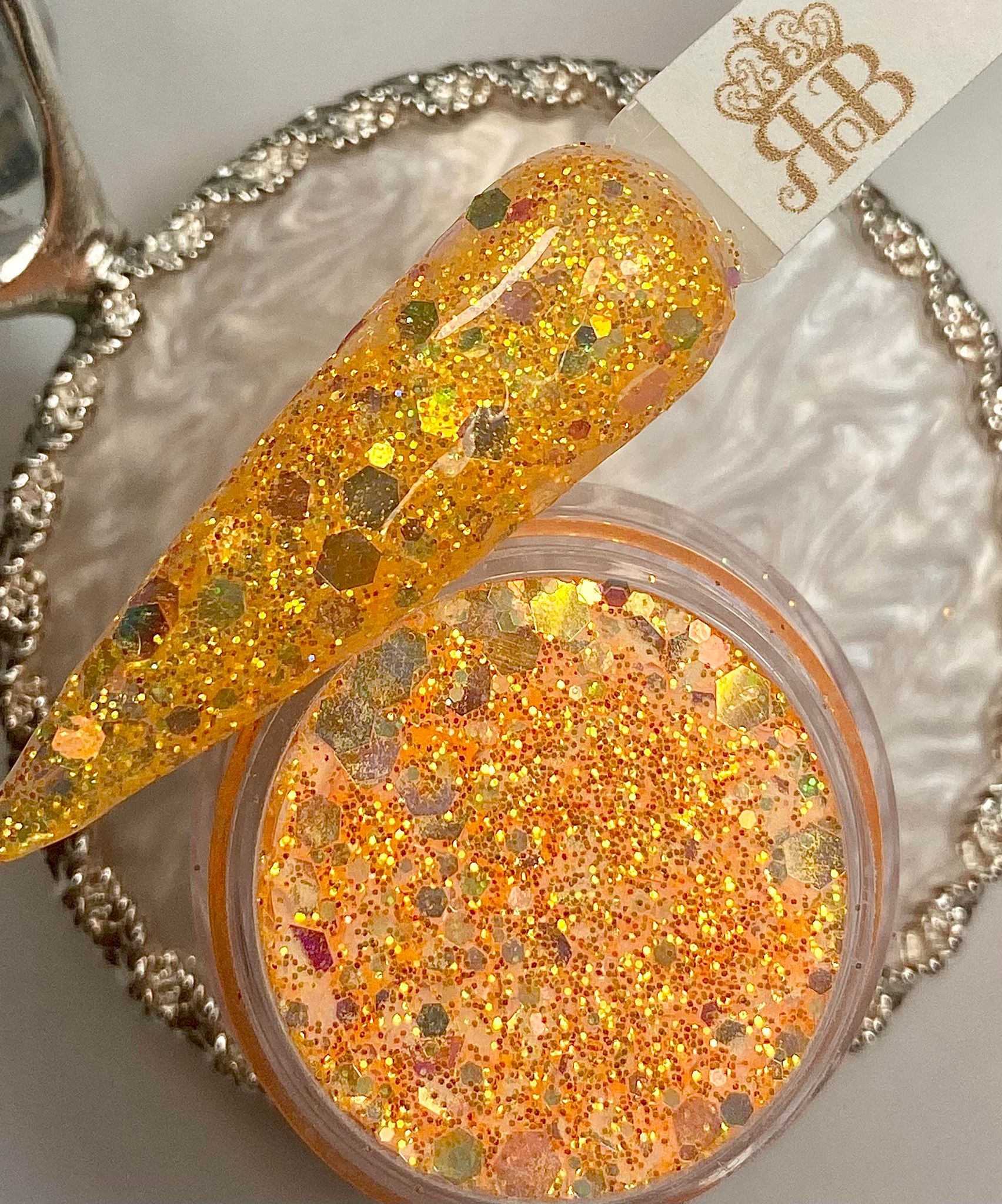 Orange Dip Powder