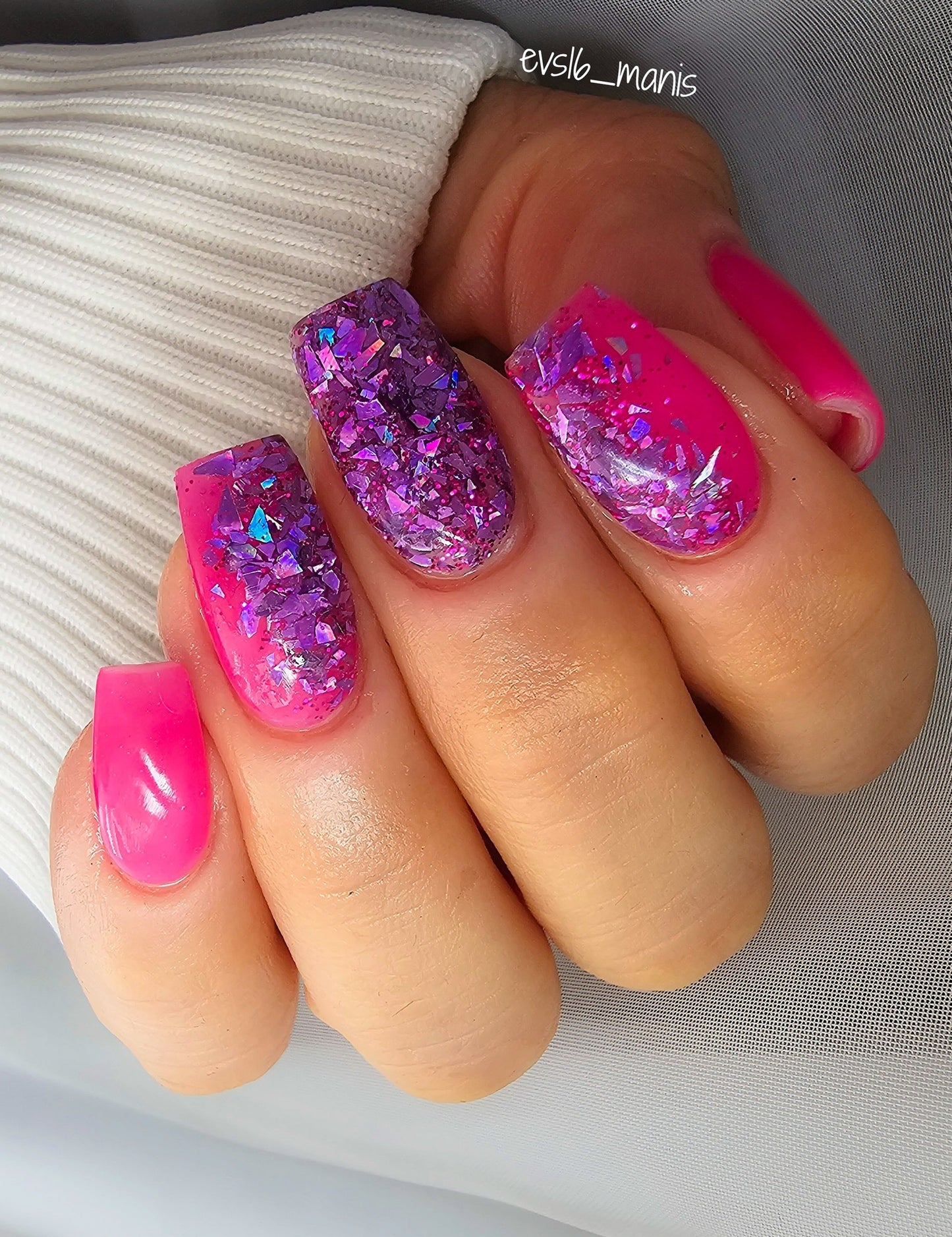 Aurora Angel - Bright Pink 2-in-1 Dip & Acrylic Nail Powder, Nail Art Designs, Manicure or Pedicure for Home or Salon Use. Dip Powder System, Long Lasting, Cruelty Free. 1 oz.