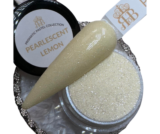 Pearlescent Lemon Dip Powder