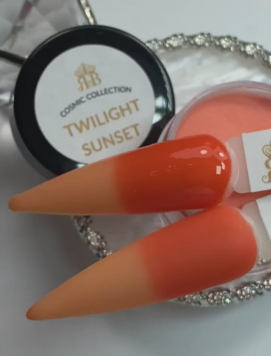 Thermal orange dip powder