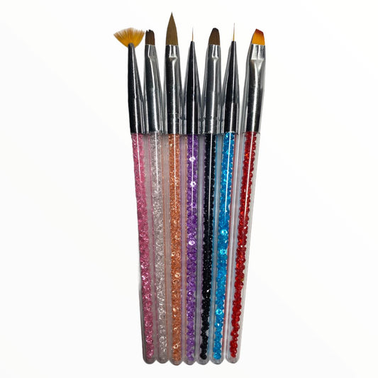 7 Piece Nail Art Brush Set