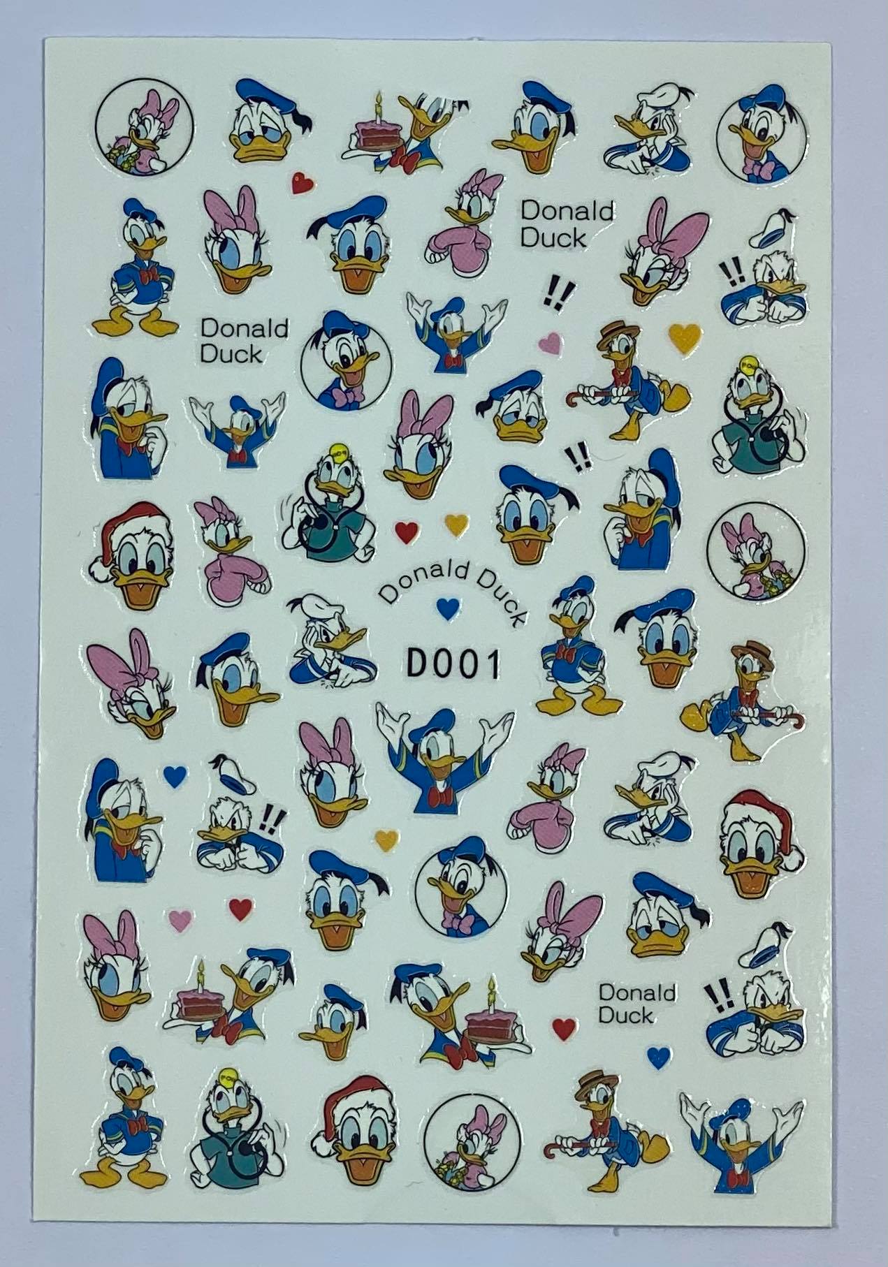 Donald & Daisy Nail Stickers