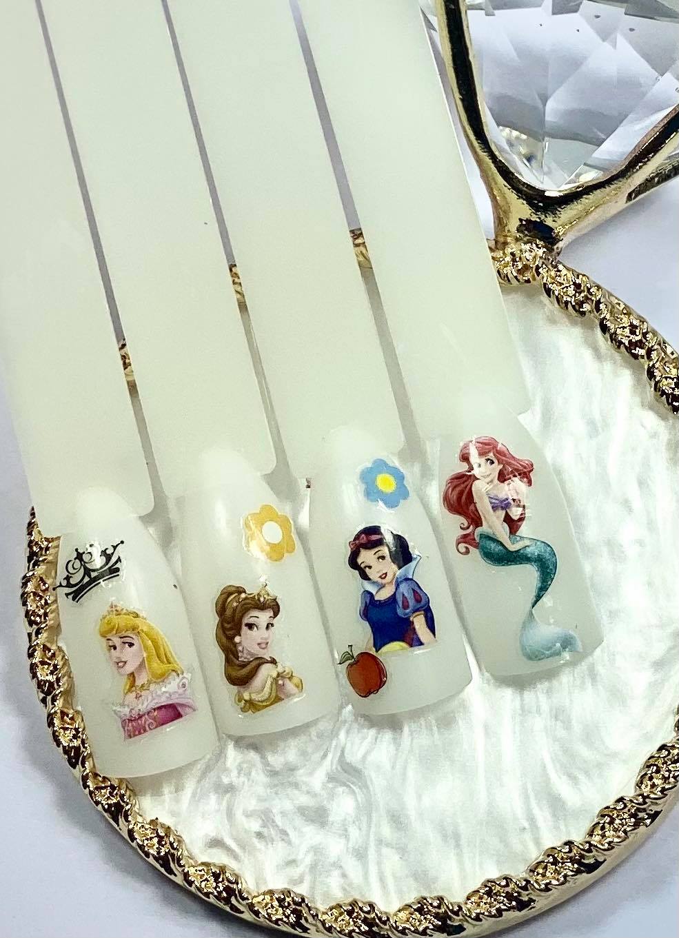 Princesses Nail Stickers