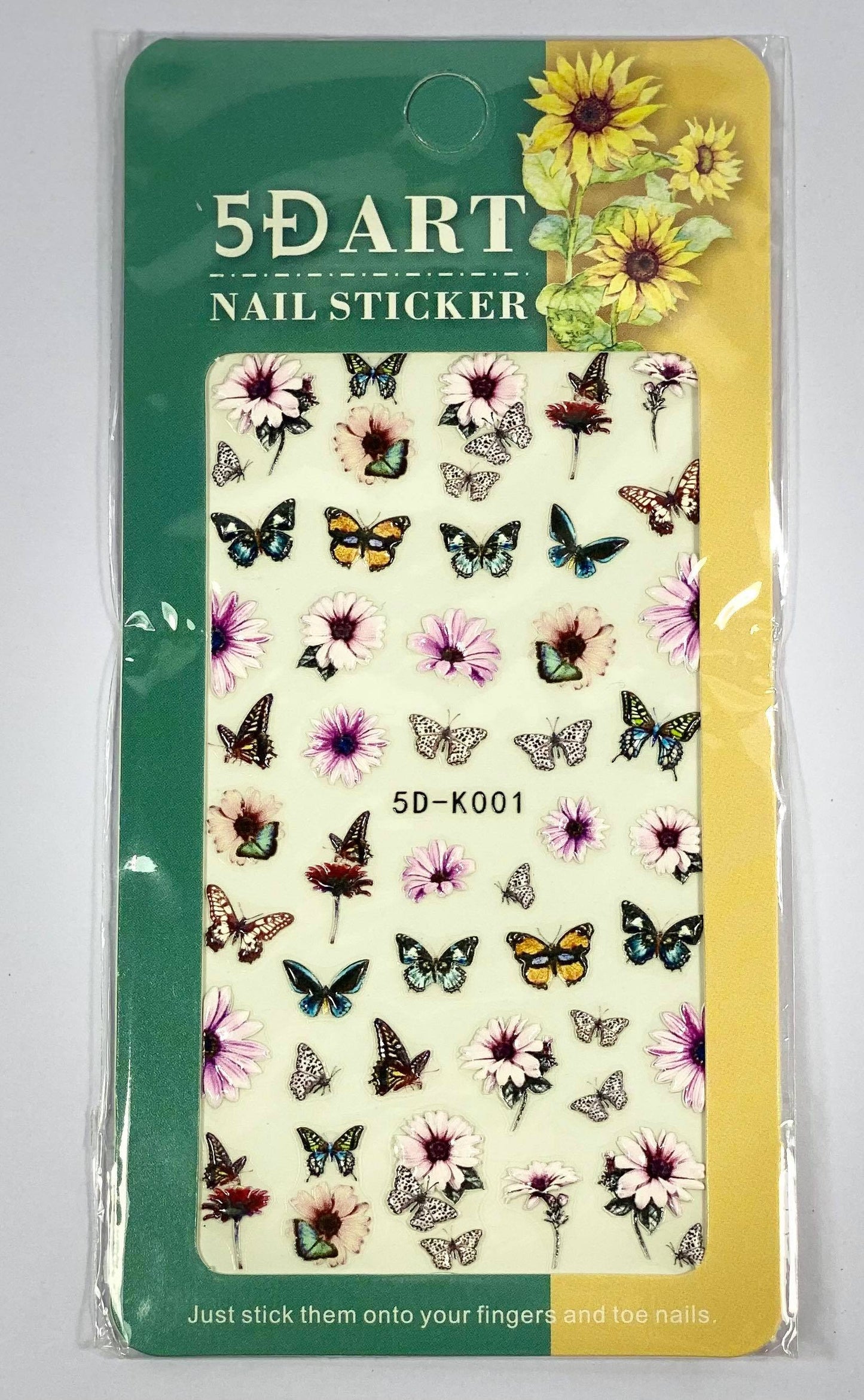 Butterflies 5D Nail Stickers