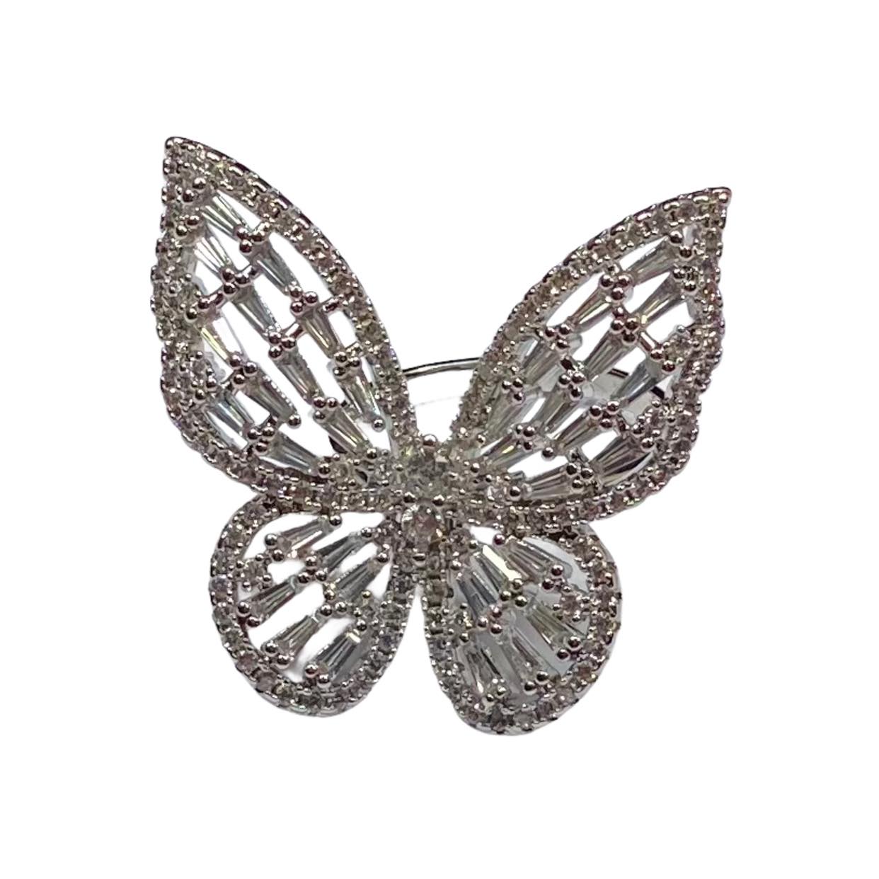 Adjustable Butterfly Ring.
