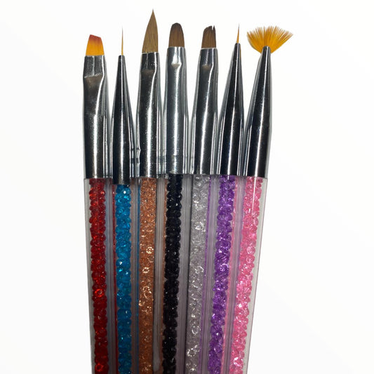 7 Piece Nail Art Brush Set