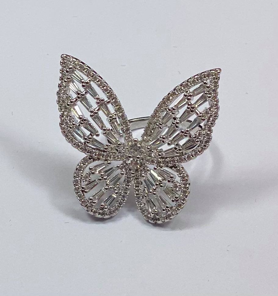 Adjustable Butterfly Ring