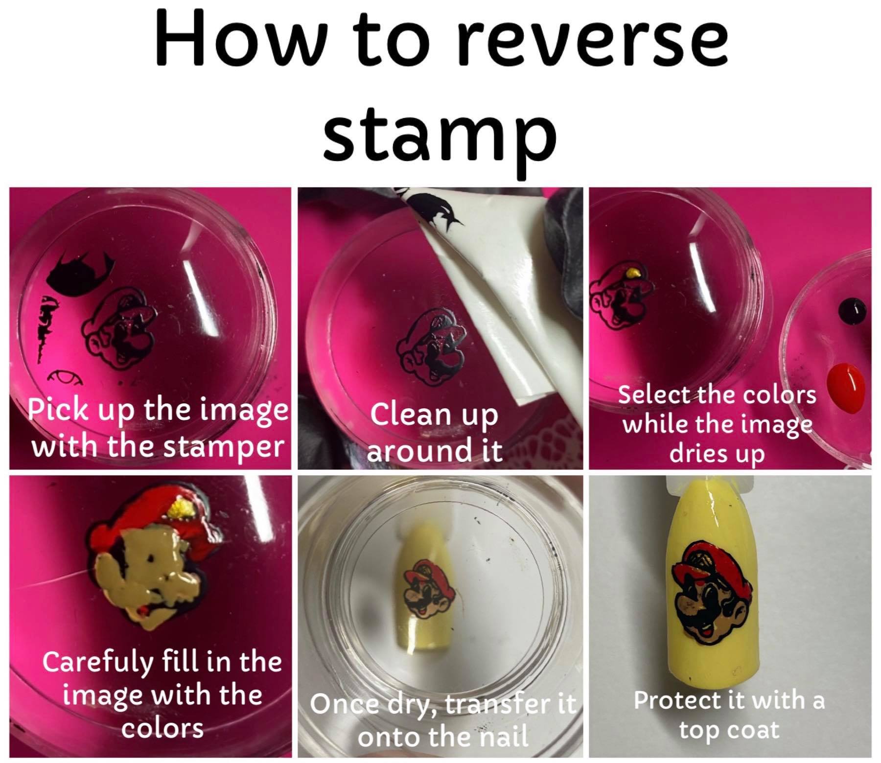 Reverse Stamping Instructions