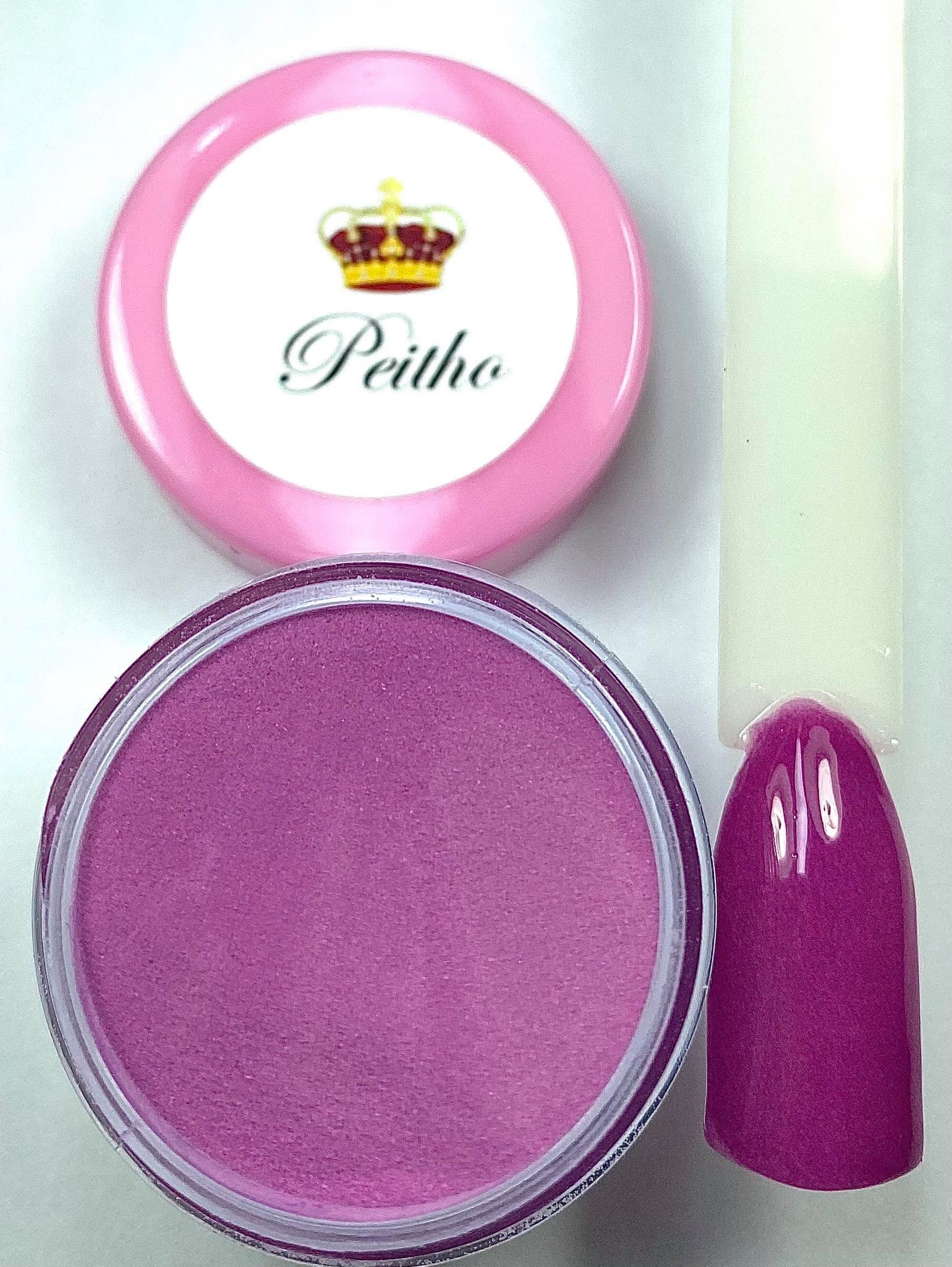 Burgundy dip powder