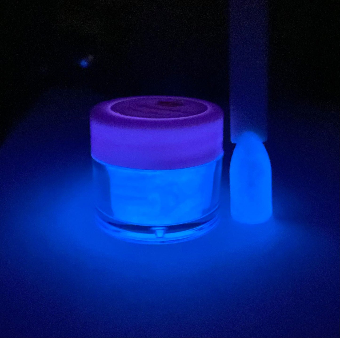 Clear glow dip powder