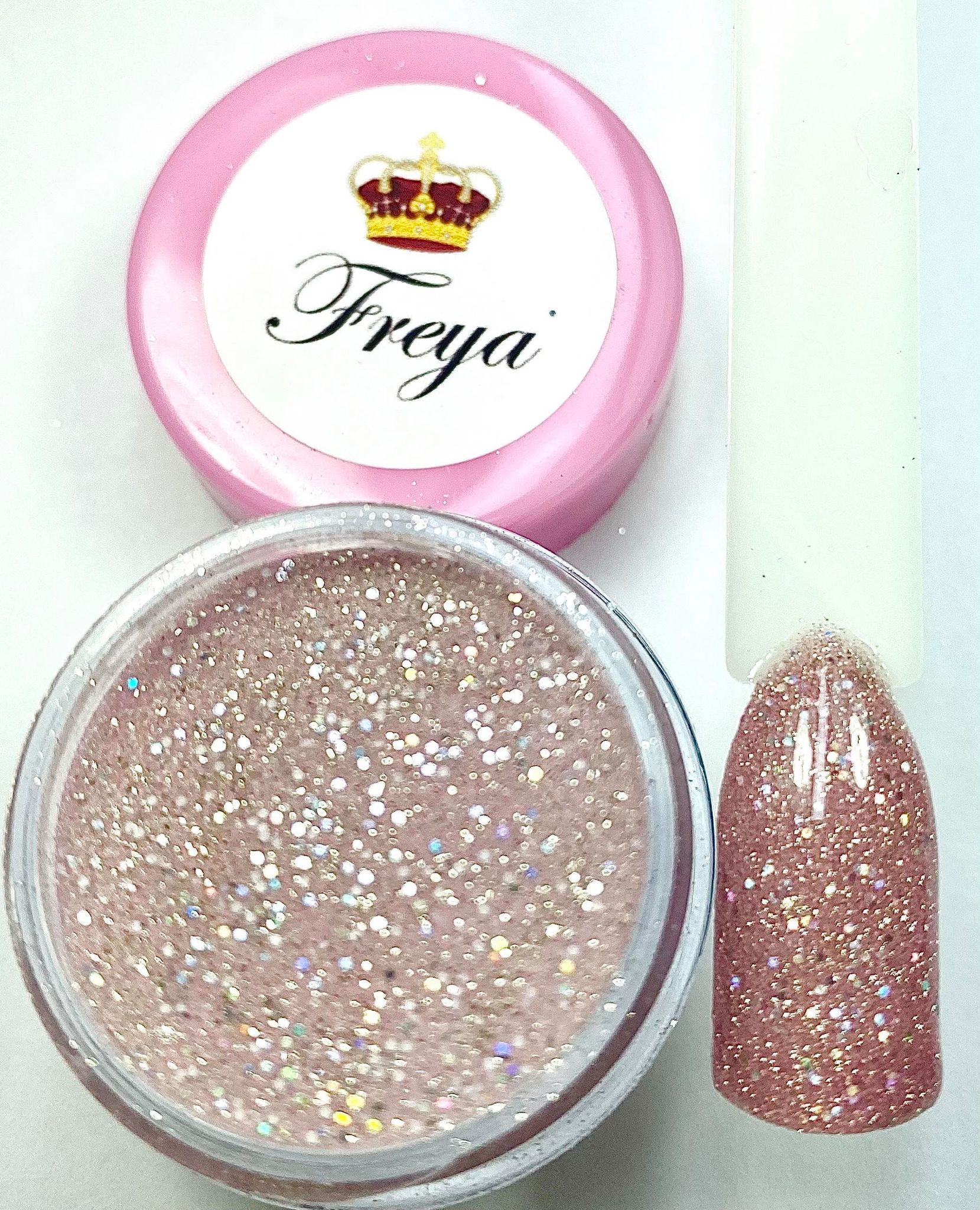 Rose gold dip powder