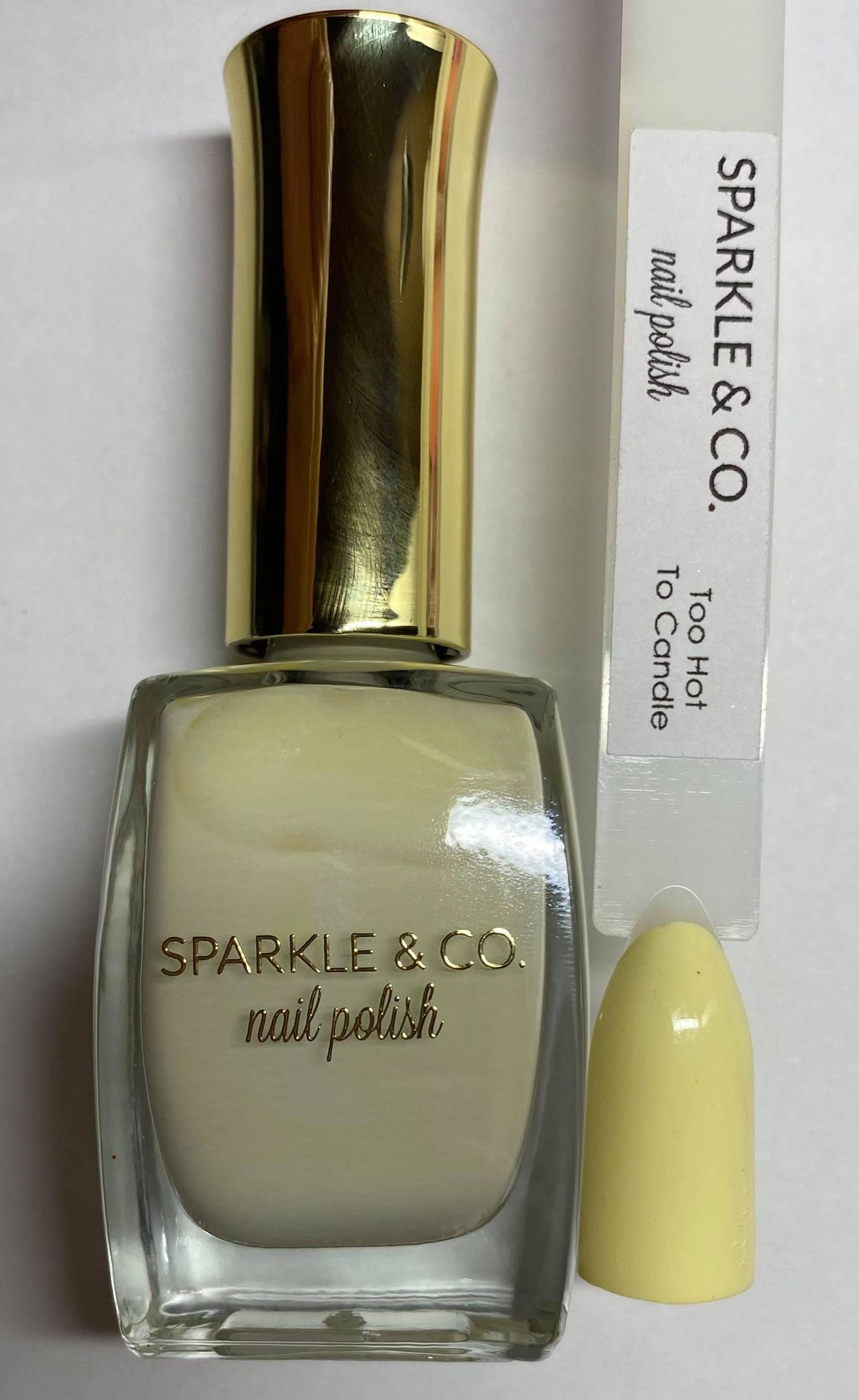 Yellow Sparkle & Co nail polish