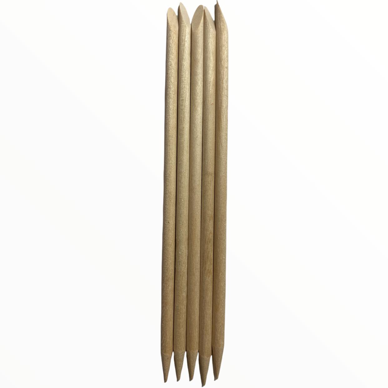 Premium Wood Sticks, Orange Sticks, Cuticle Sticks, Wooden Cuticle Pusher, Disposable Woods Sticks, Cuticle Tools, Manicure and Pedicure Tools for Salon and Home Use.