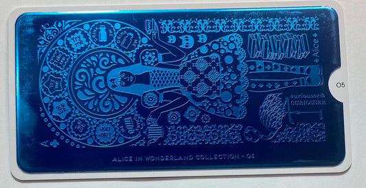 Alice In Wonderland Collection 05 MoYou London Stamping Plate