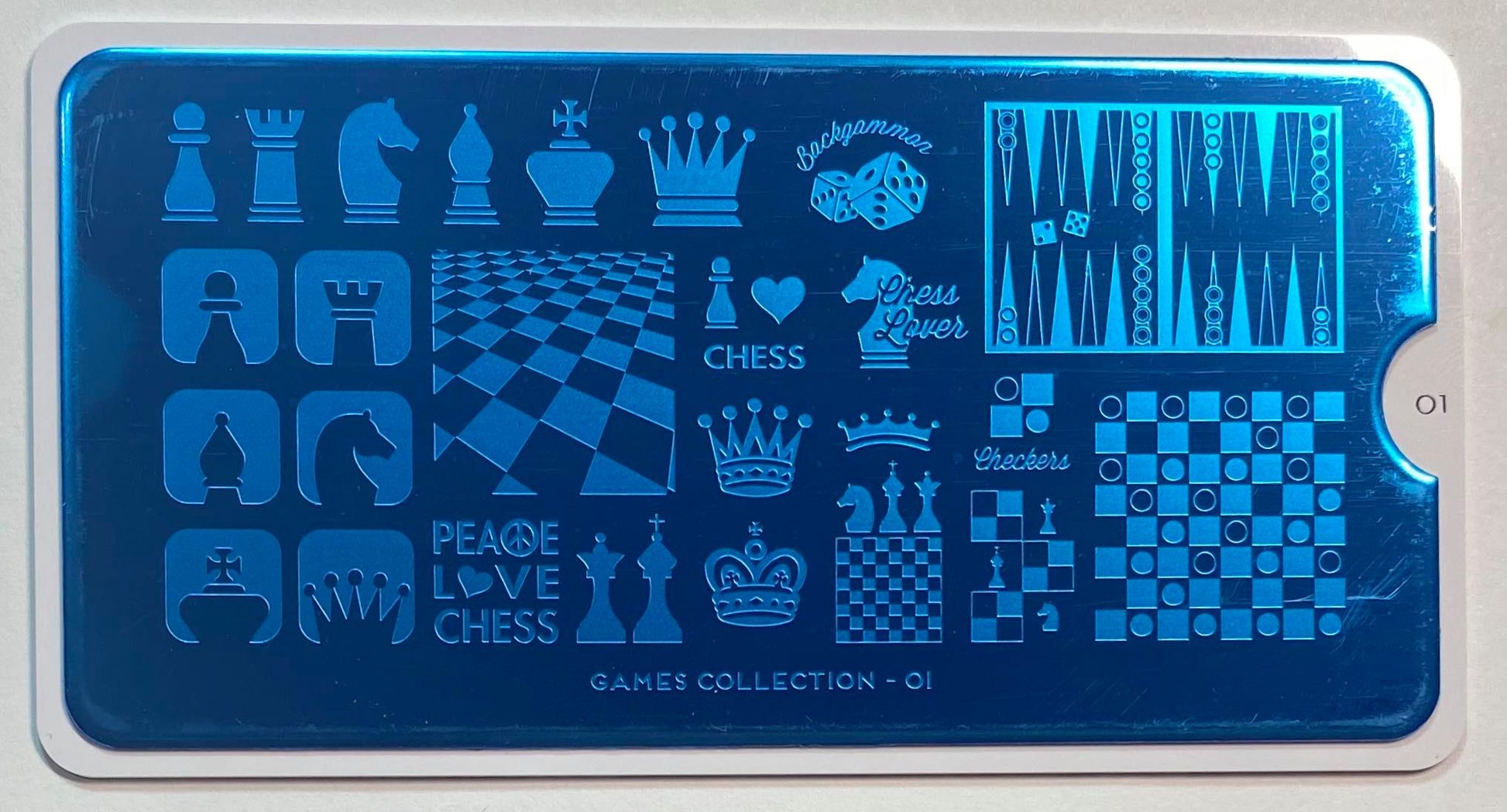 Games Collection 01 MoYou London Stamping Plate