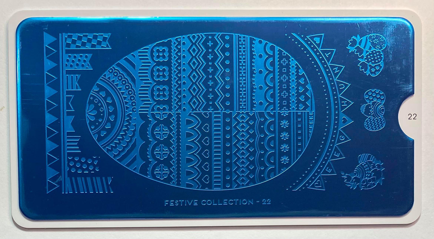 Festive Collection 22 MoYou London Stamping Plate