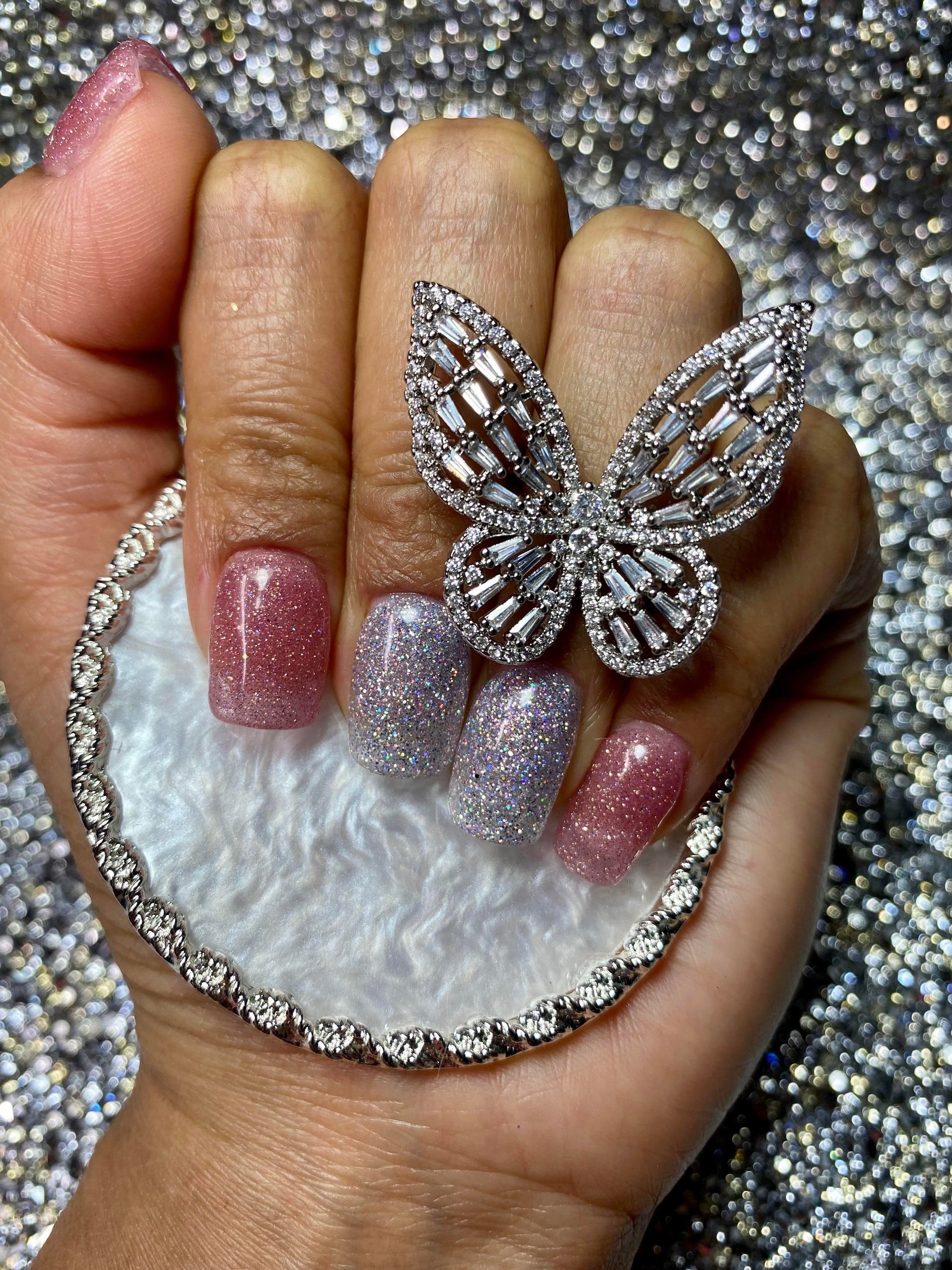 Adjustable Butterfly Ring