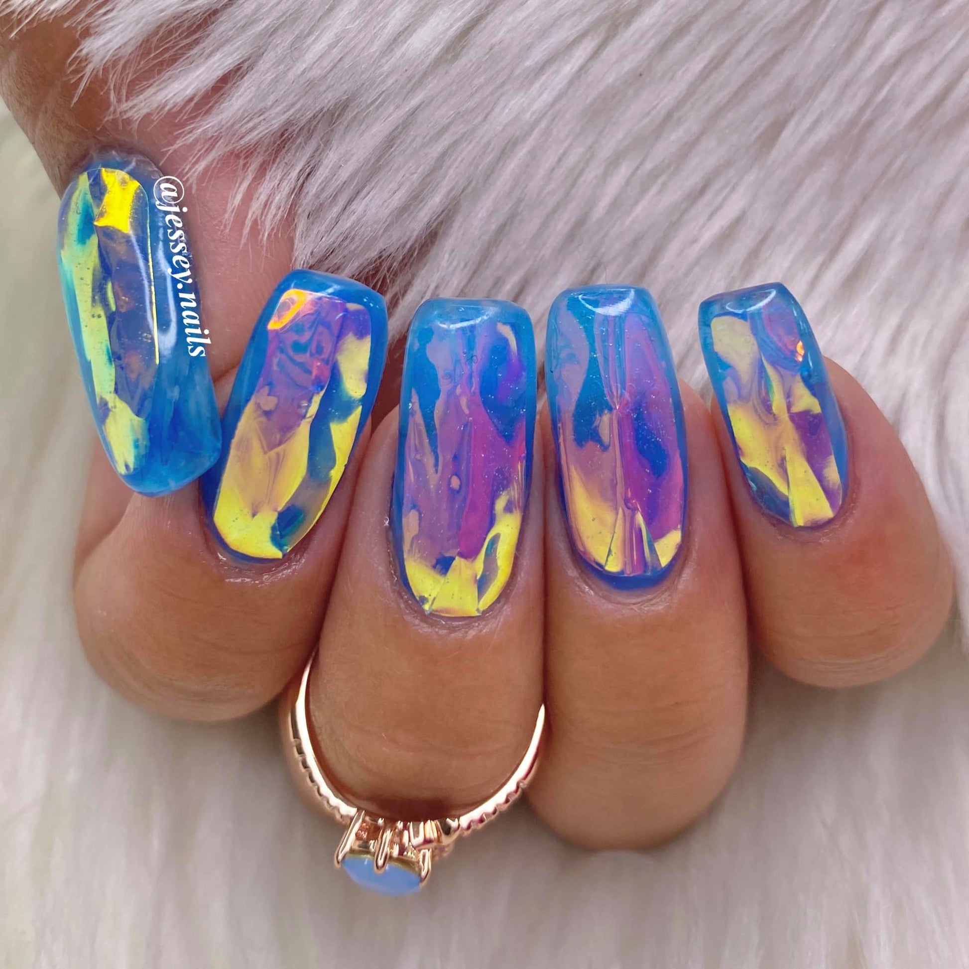 Blue Jelly Gel Polishes