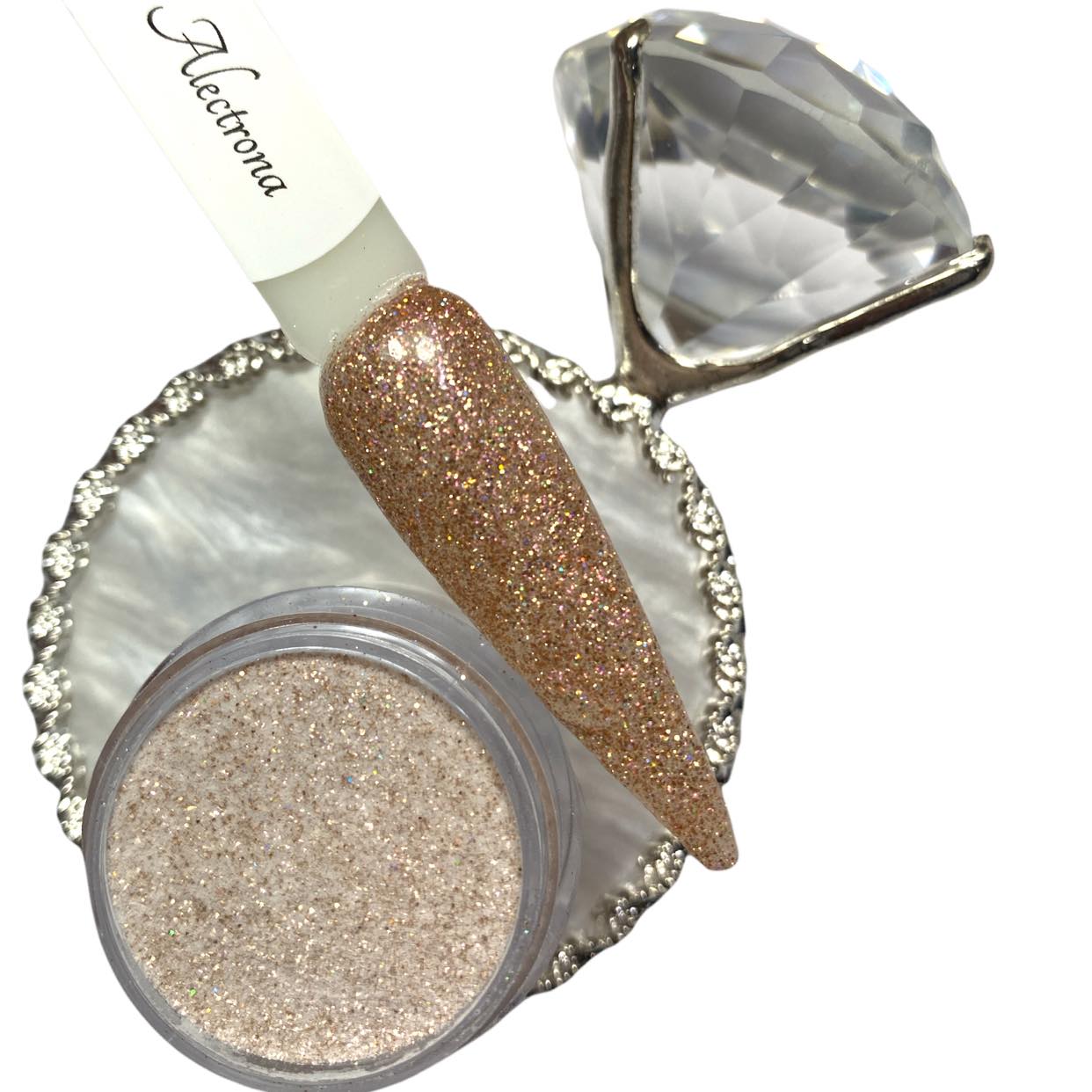 Gold Glitter Dip Powder