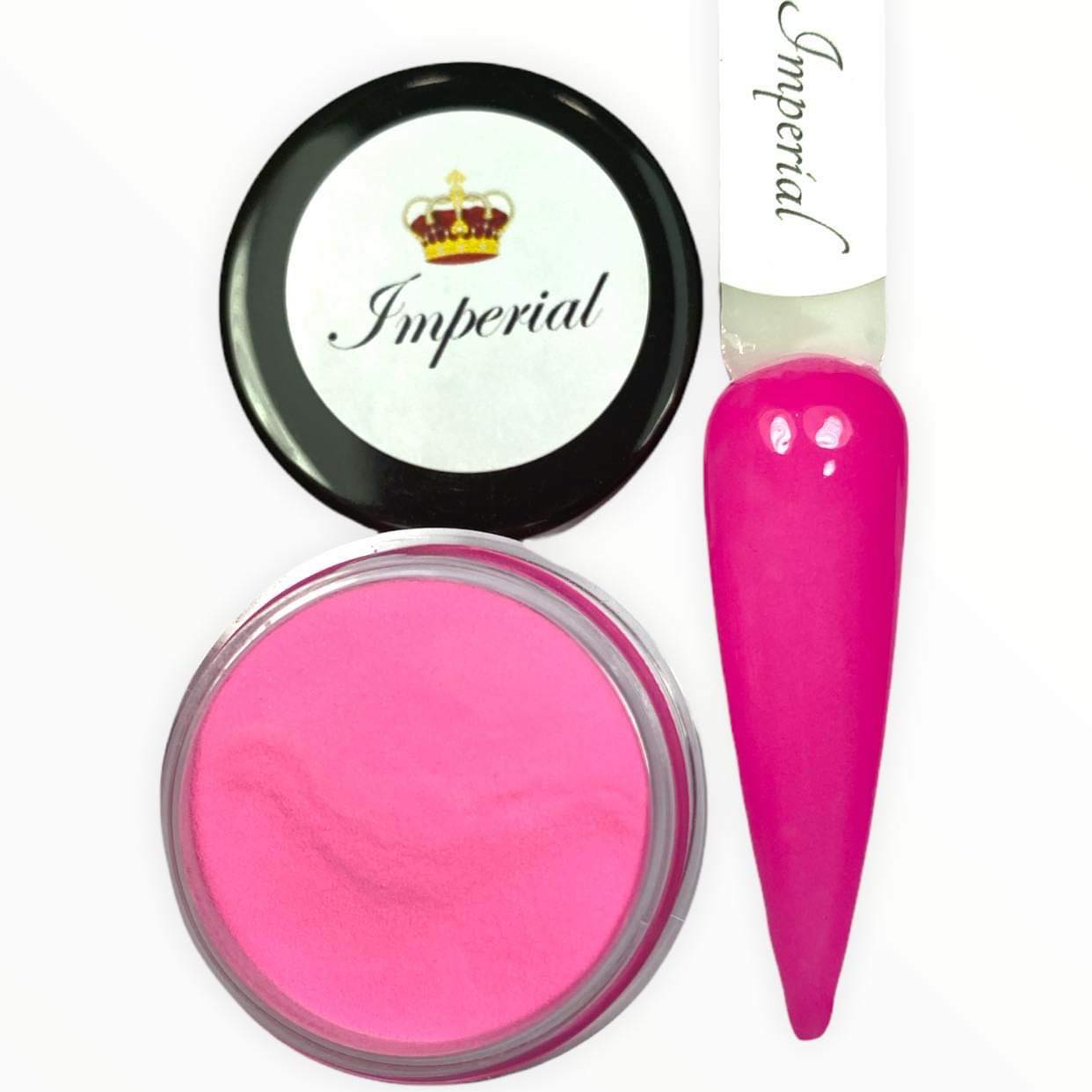 Hot pink dip powder