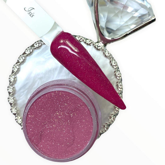 Burgundy dip powder