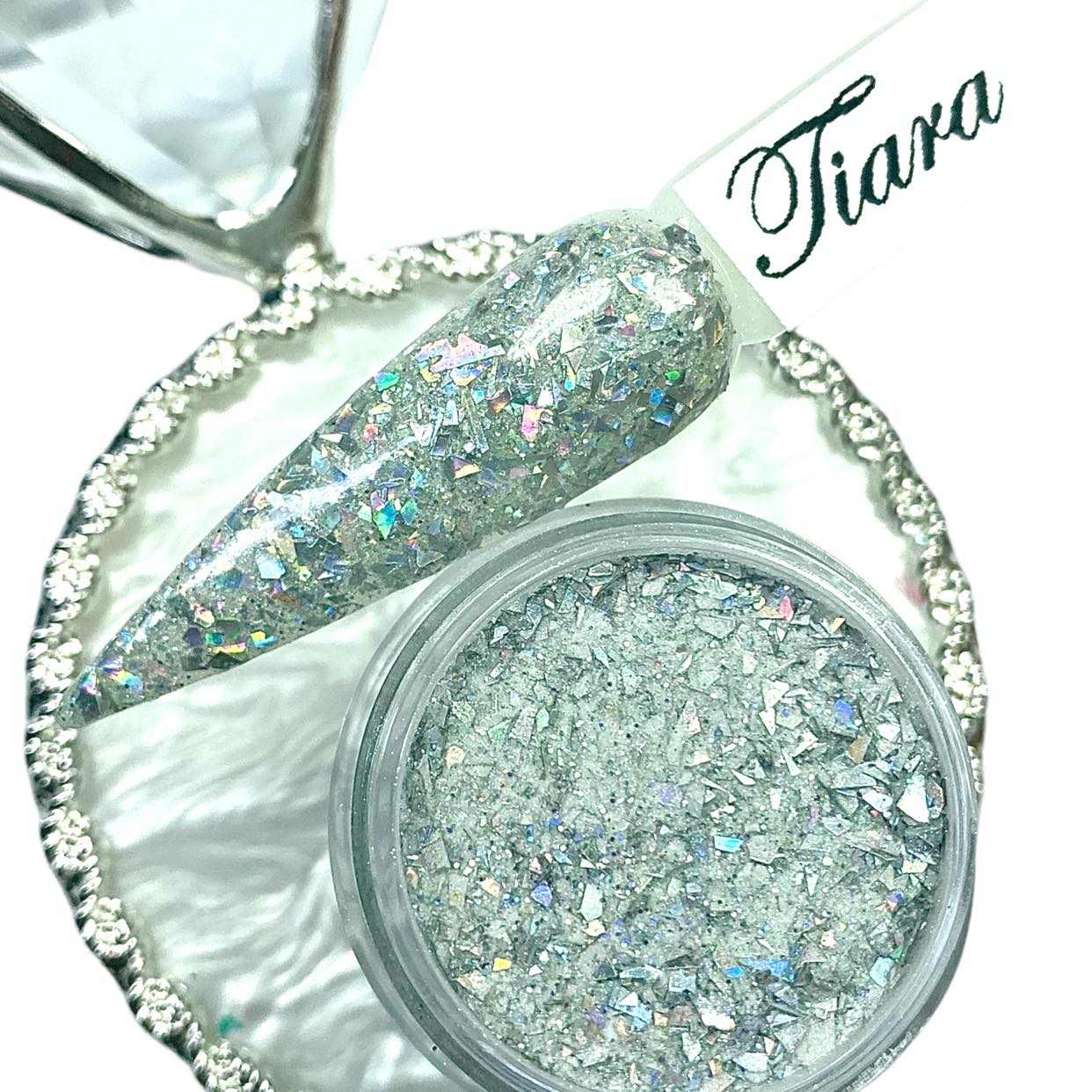 Silver dip powder