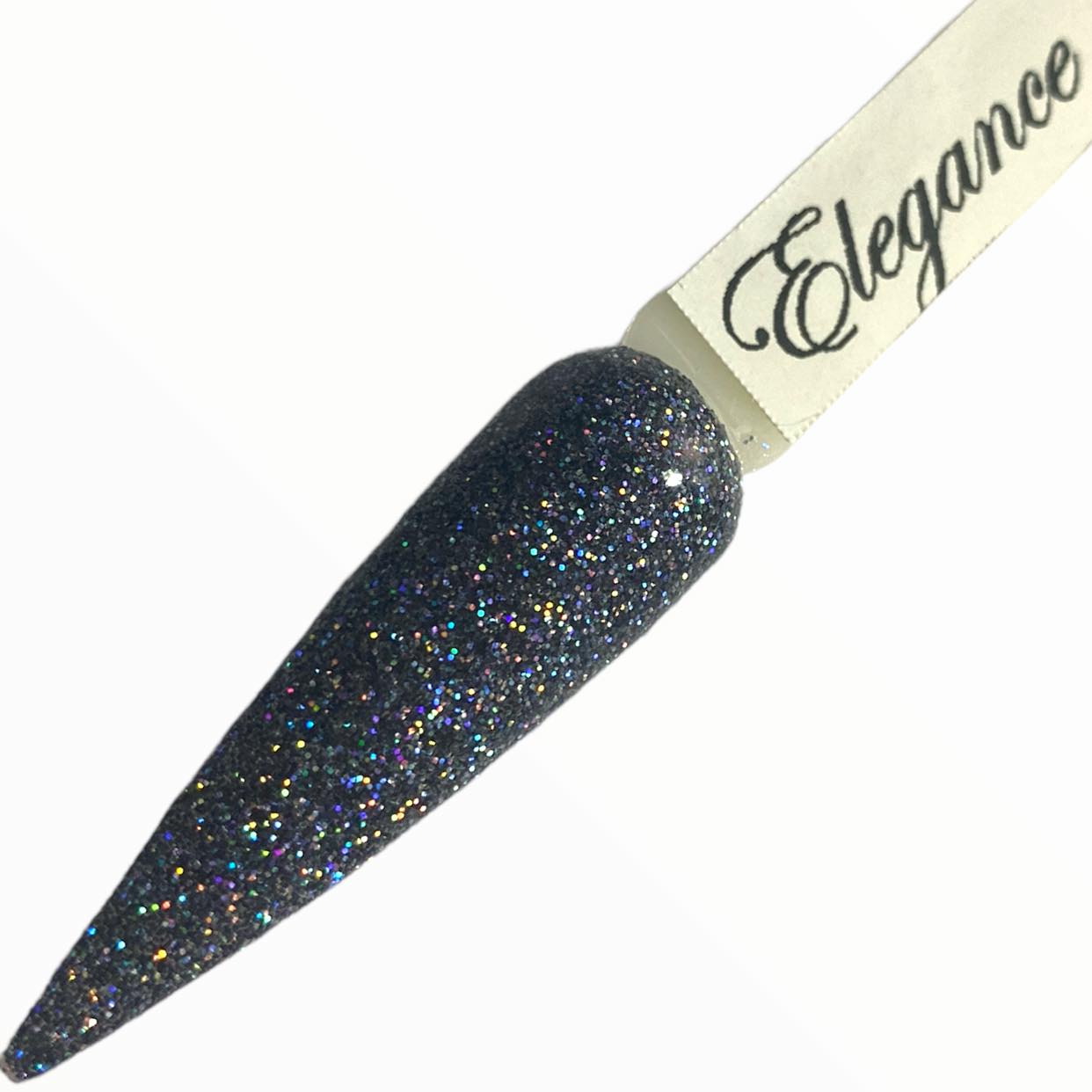 Black Holo Dip Powder