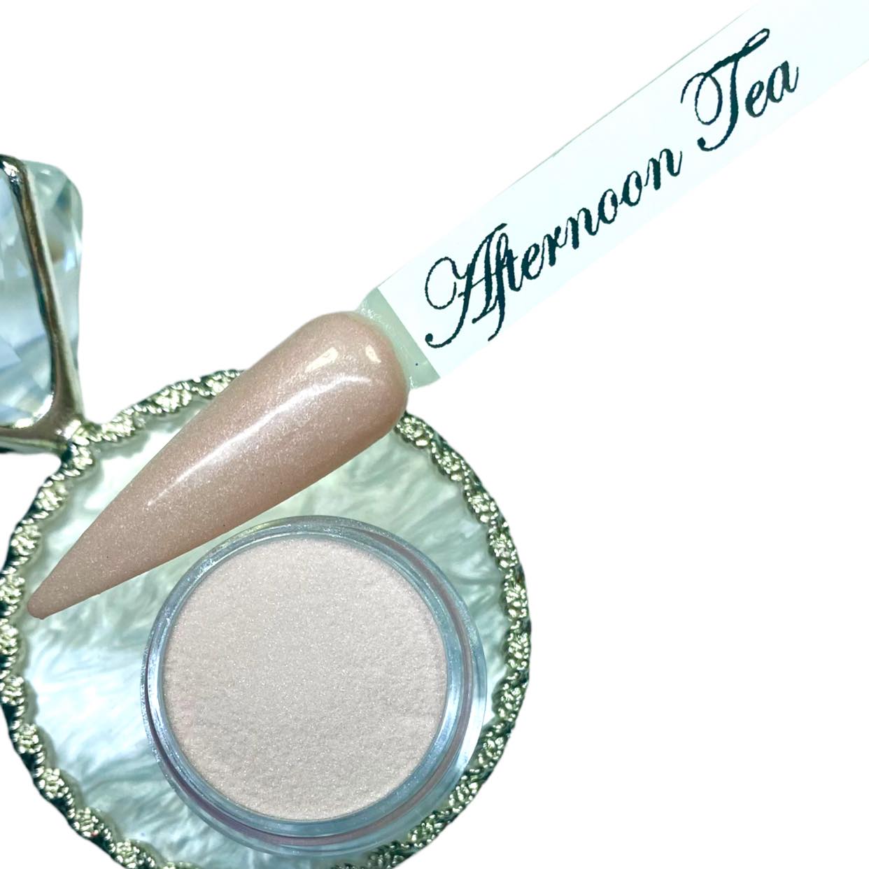 Pink Shimmer Dip Powder