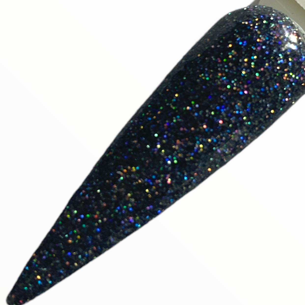 Black Holo Dip Powder