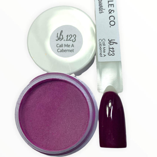 Call Me A Cabernet by Sparkle & Co Dip Powder