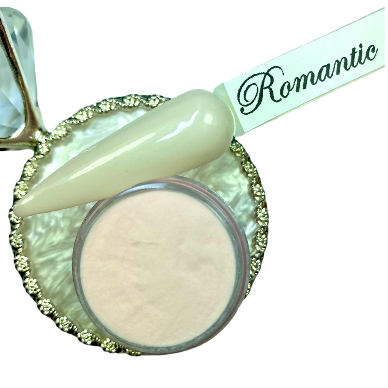 Milky pink translucent dip powder