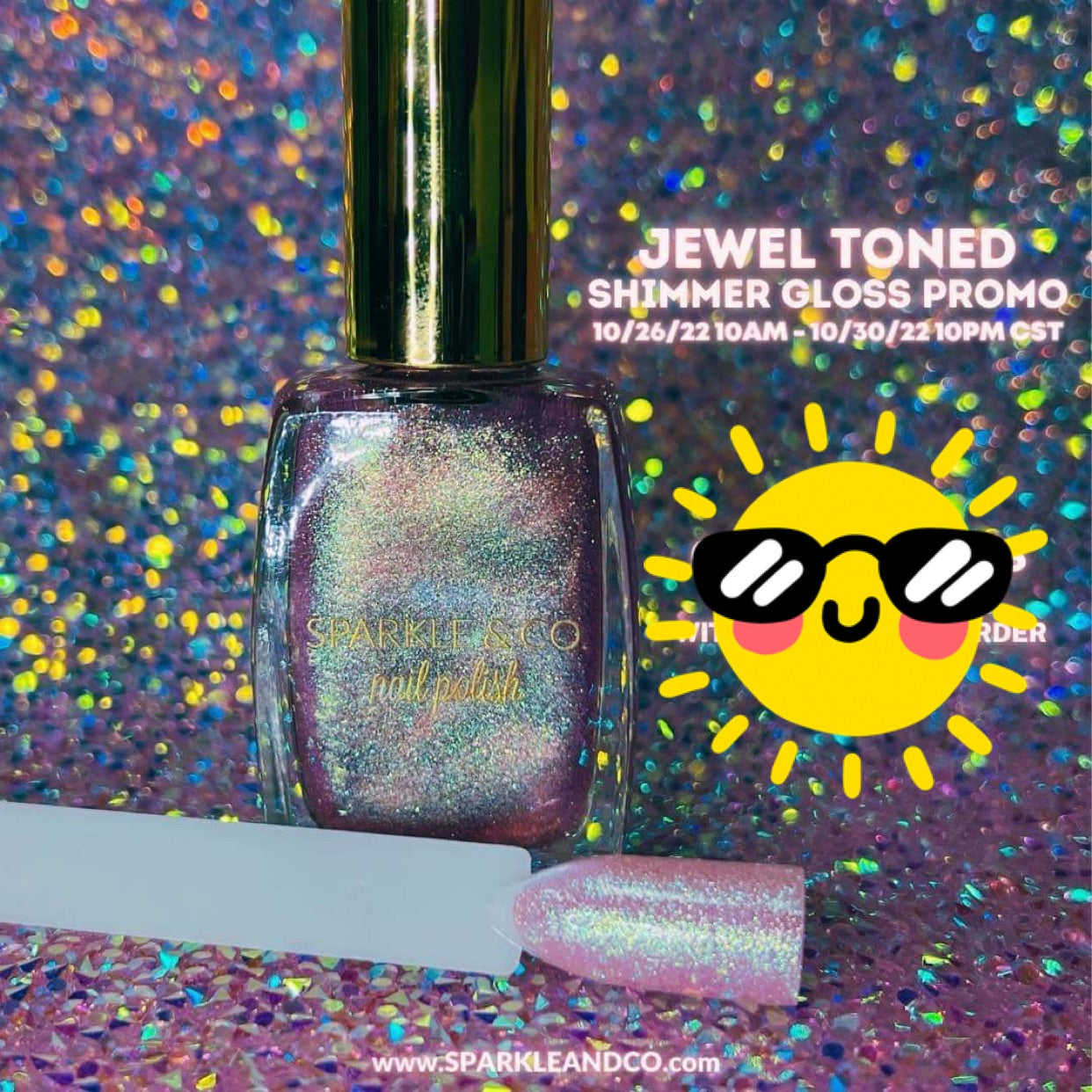 Jewel Toned Shimmer Gloss Collection by Sparkle & Co
