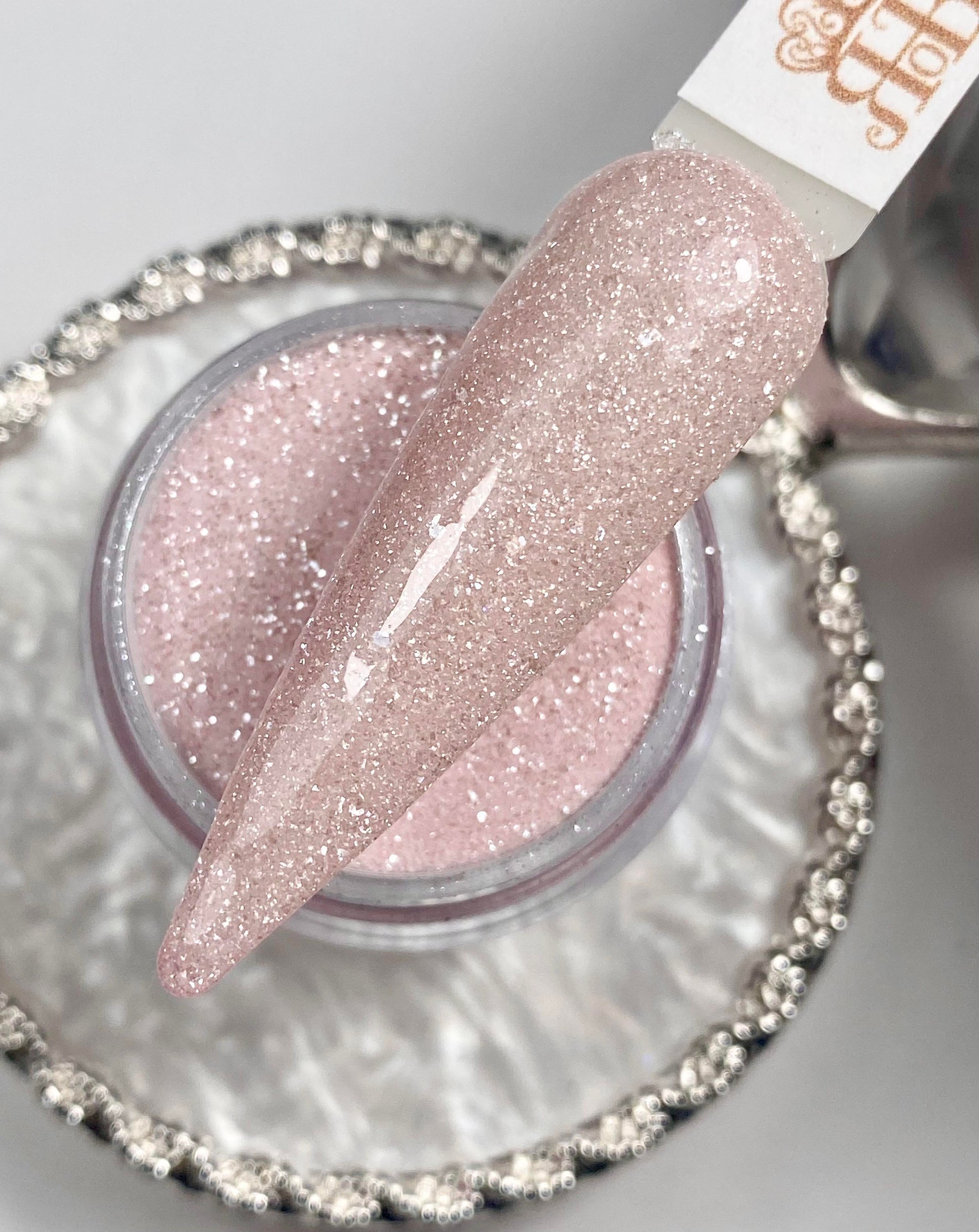 Light Pink Shimmer Dip Powder