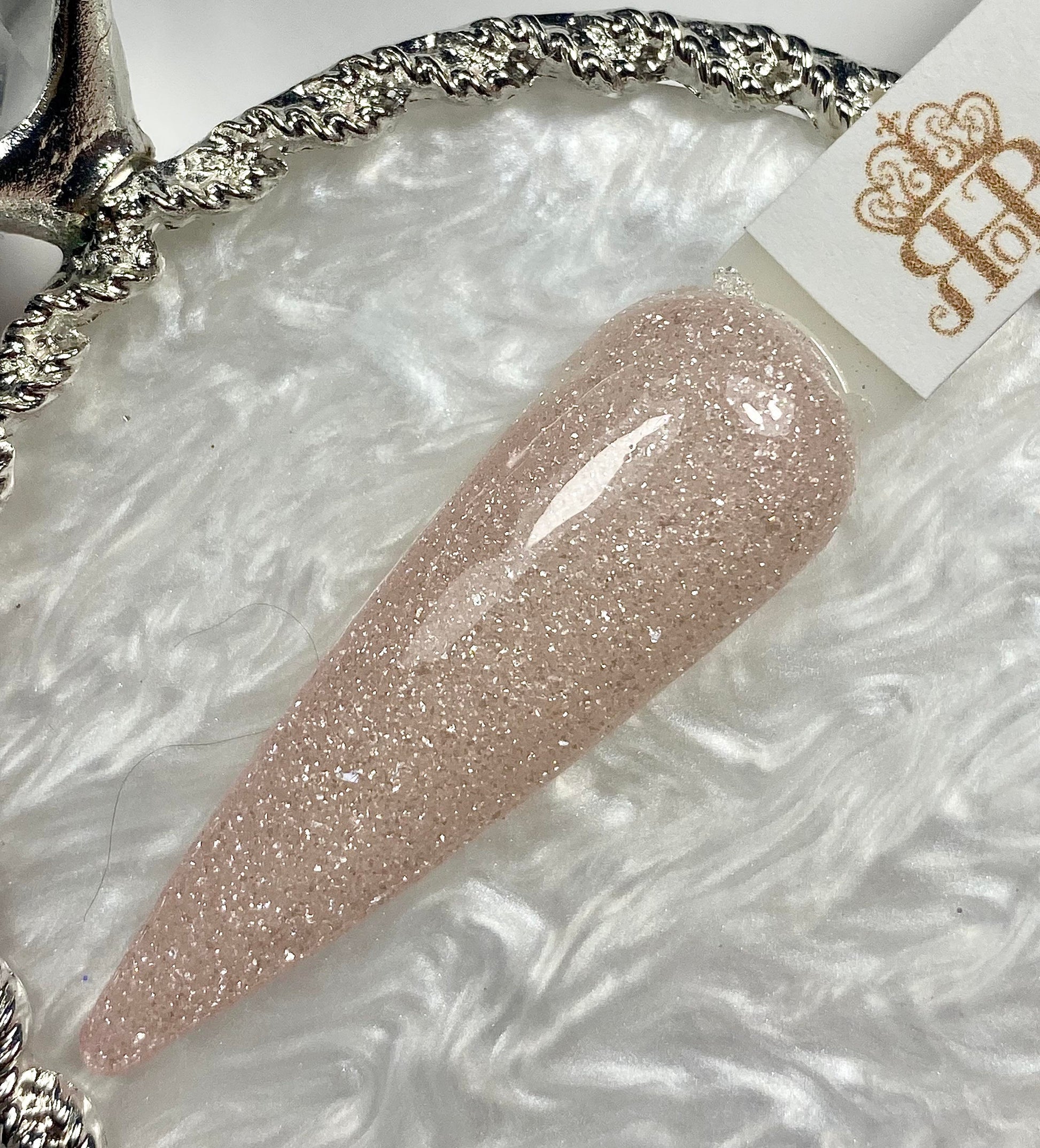 Light Pink Shimmer Dip Powder