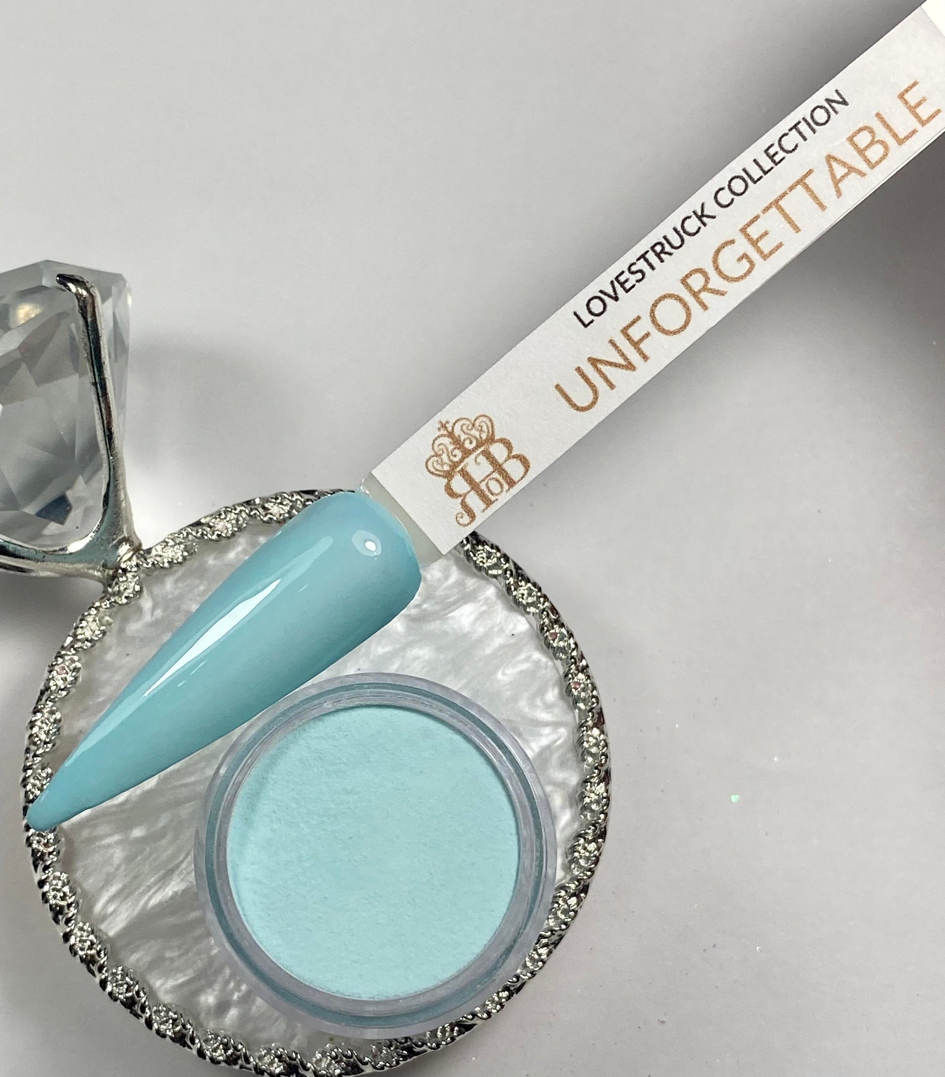 Solid Blue Dip Powder