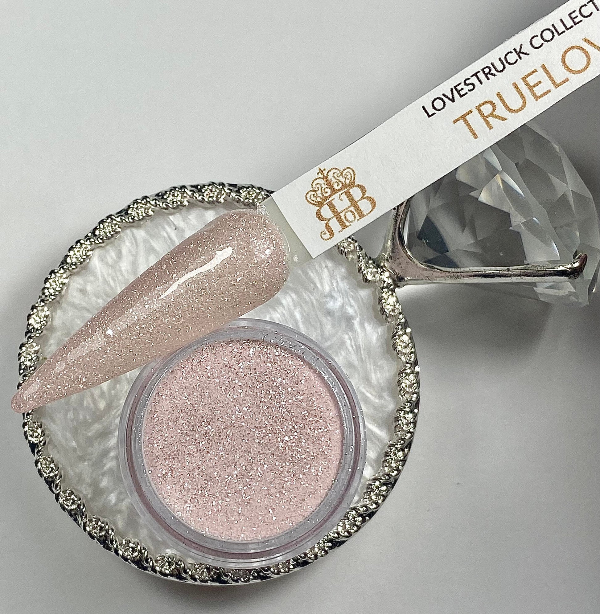 Light Pink Shimmer Dip Powder