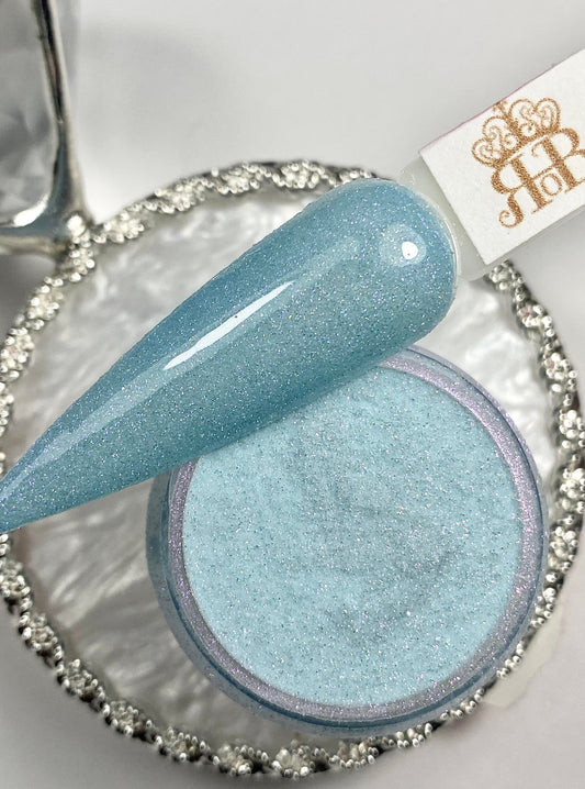 Blue and Pink Shimmer Dip Powder